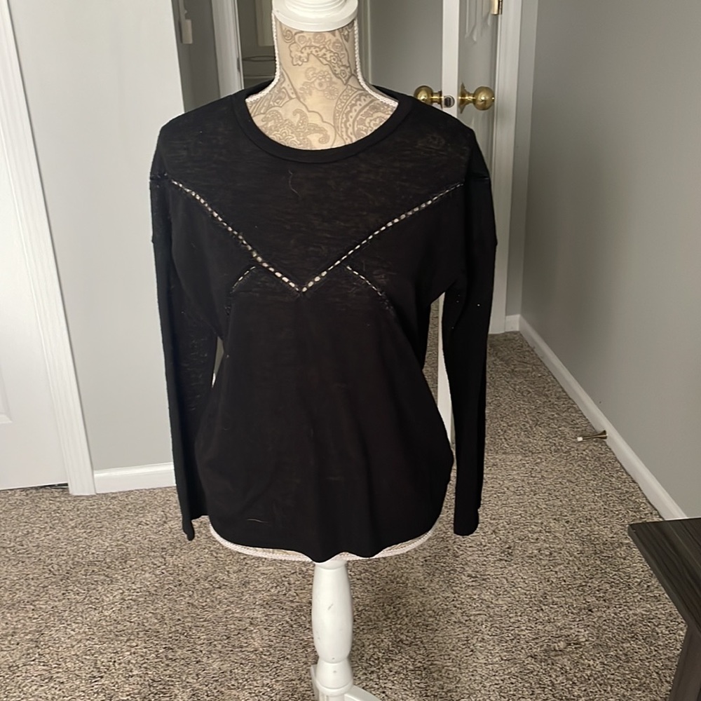 Soprano Long Sleeve Black Sweater size medium